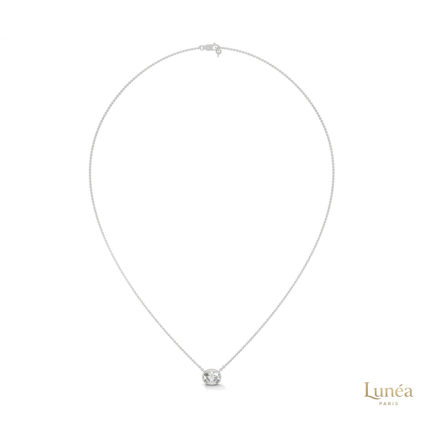 0.75 CT. Round Lab Diamond Pendant
