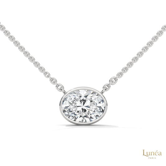 0.75 CT. Round Lab Diamond Pendant