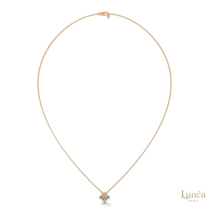 1 CT. Asscher-Cut Diamond Solitaire Pendant