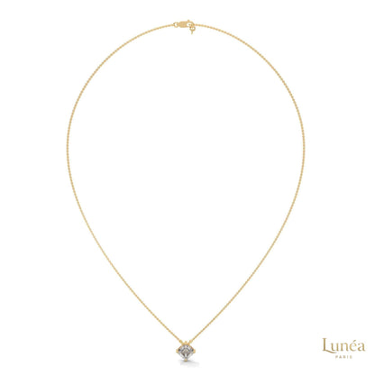 1 CT. Asscher-Cut Diamond Solitaire Pendant