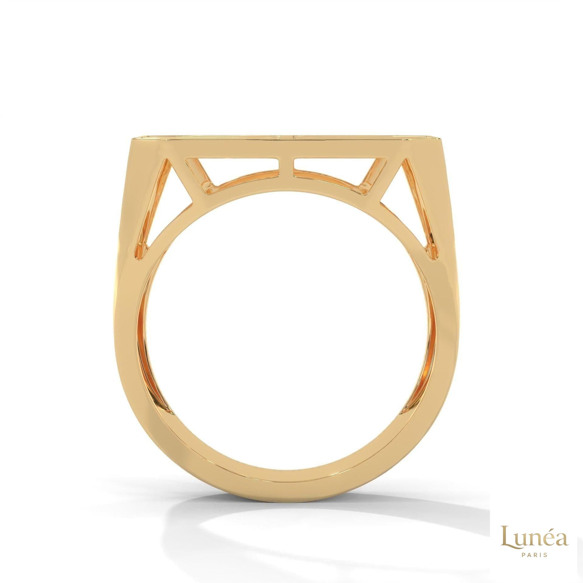 1 Ct. Men’s Lab Diamond Grid Ring