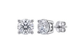 White Gold Diamond Studs