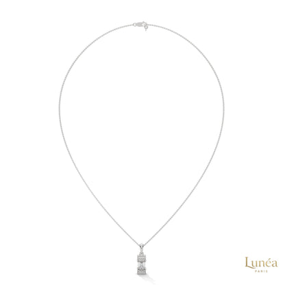 1.0 CT. Emerald-Cut Diamond Pendant