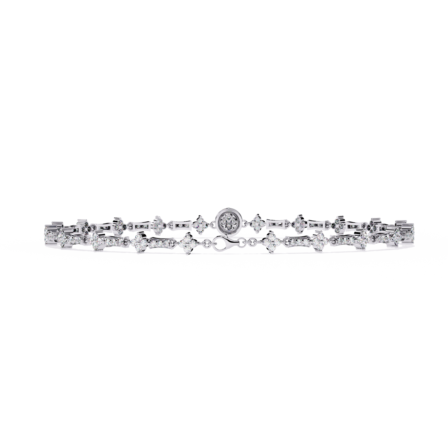 0.82 ct Mixed Shape Diamond Bracelet | 14K Gold |
