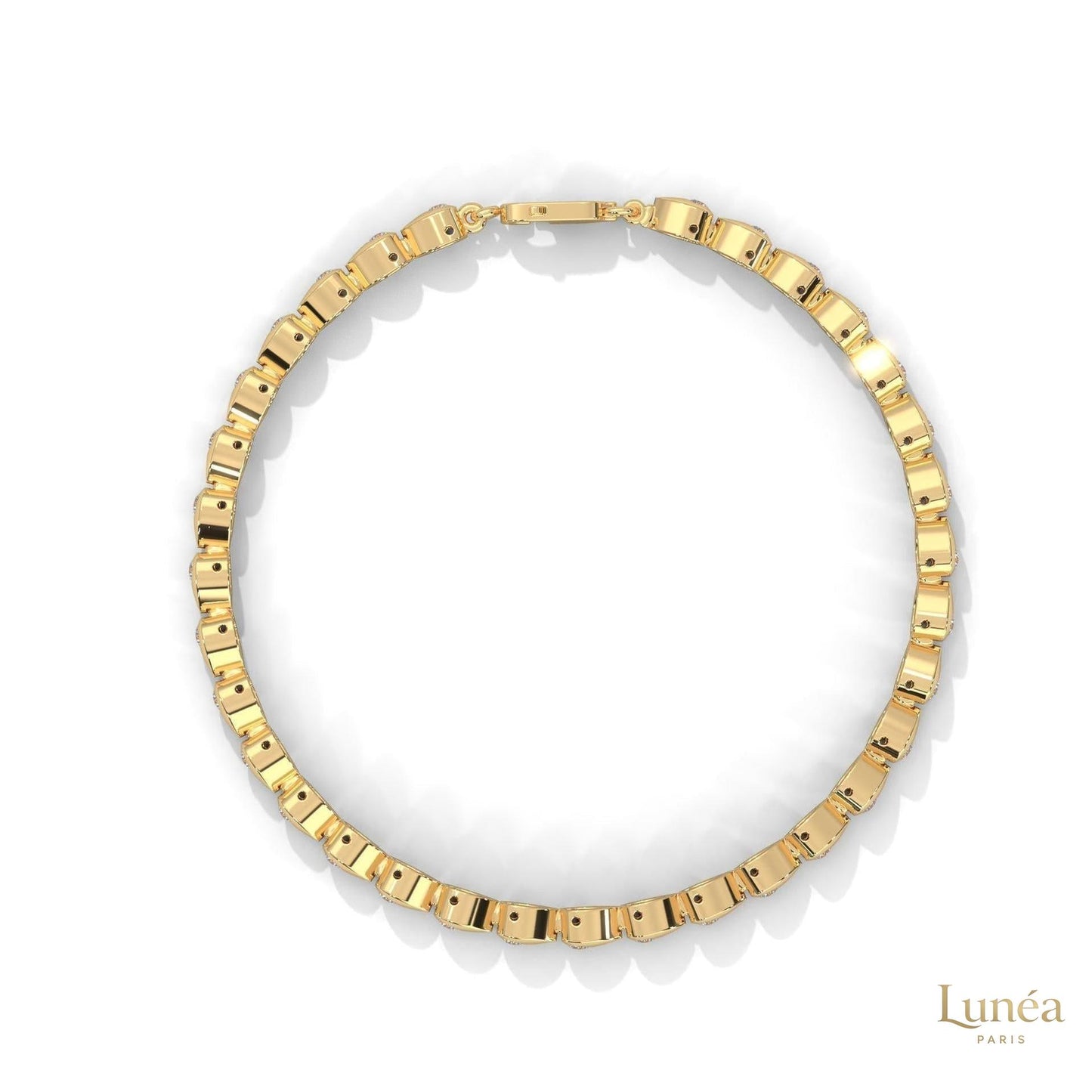 1.20 Ct. Twist Link Lab Diamond Bracelet