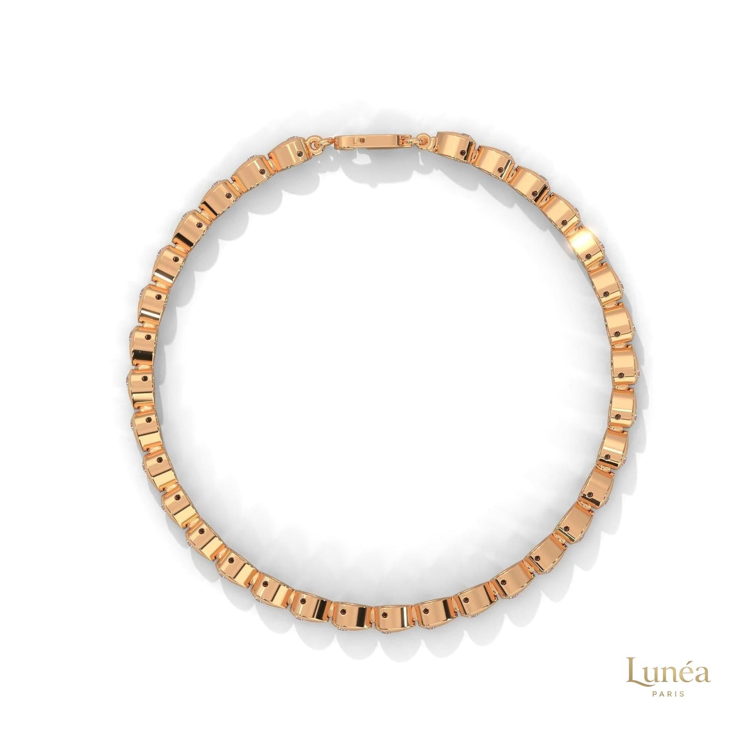 1.20 Ct. Twist Link Lab Diamond Bracelet