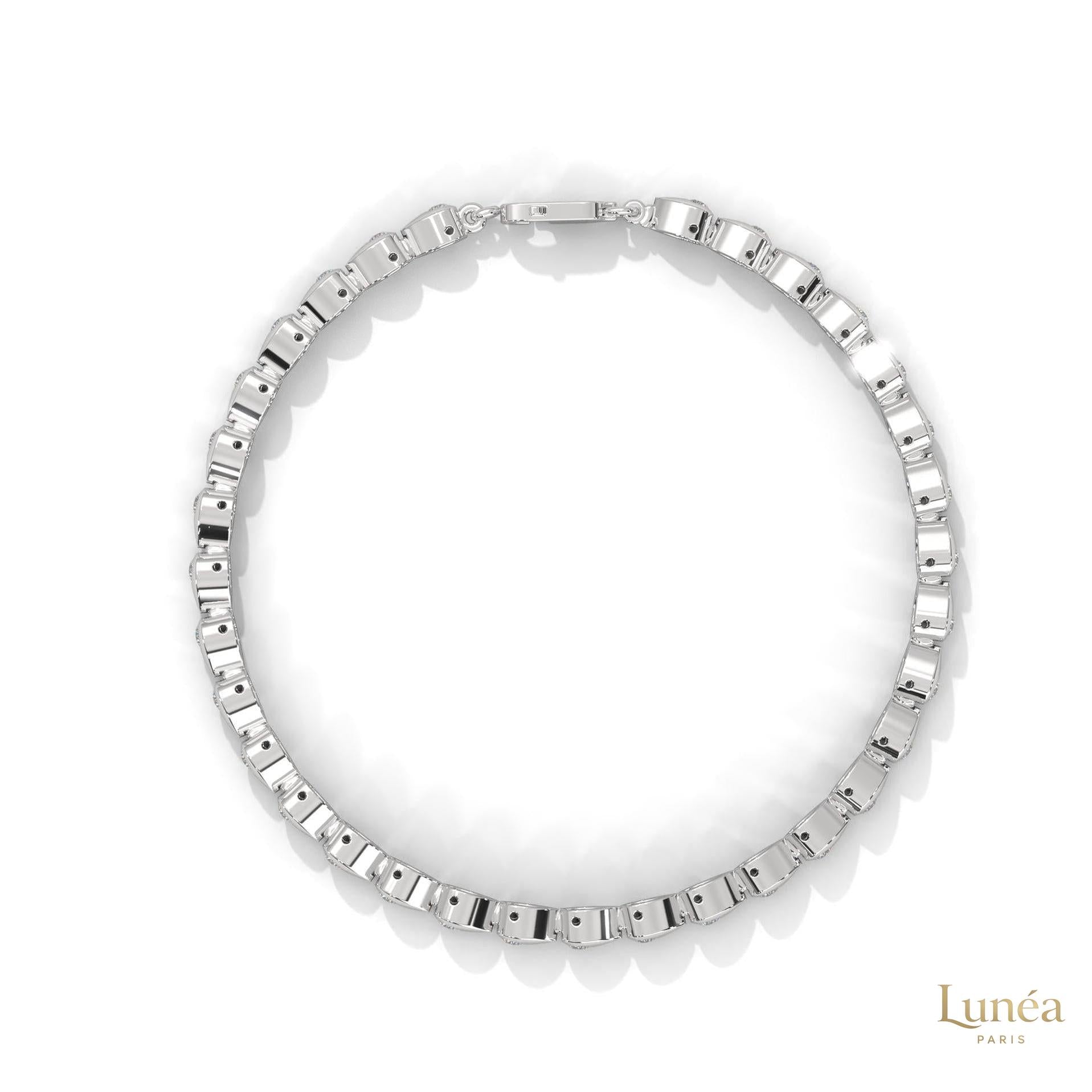 1.20 Ct. Twist Link Lab Diamond Bracelet
