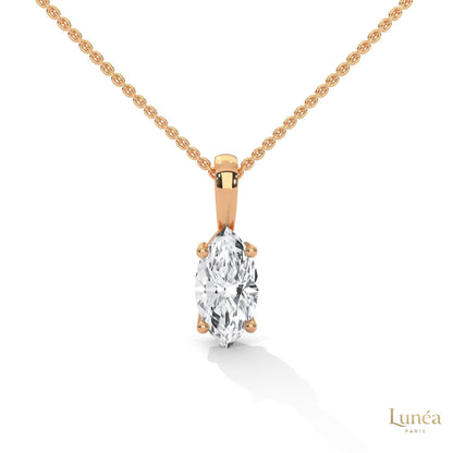 1.25 CT. Marquise Lab Diamond Solitaire Pendant