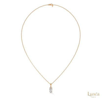 1.25 CT. Marquise Lab Diamond Solitaire Pendant