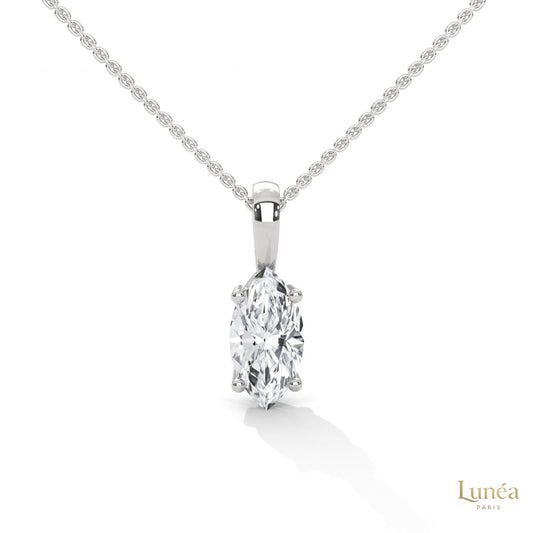 1.25 CT. Marquise Lab Diamond Solitaire Pendant