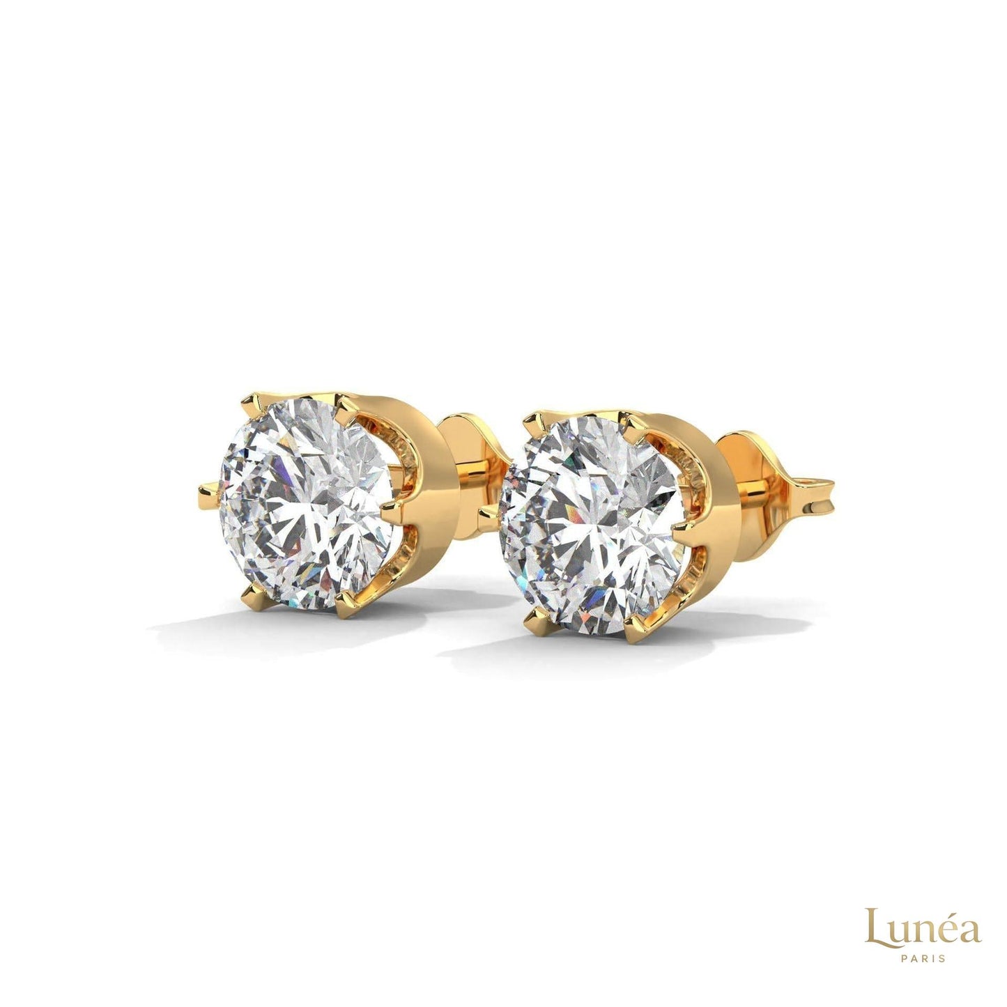 1.30 CT. 6-Prong Solitaire Diamond Studs