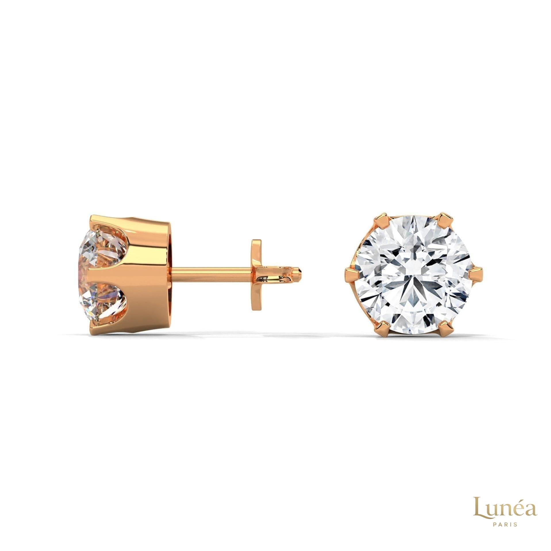 1.30 CT. 6-Prong Solitaire Diamond Studs