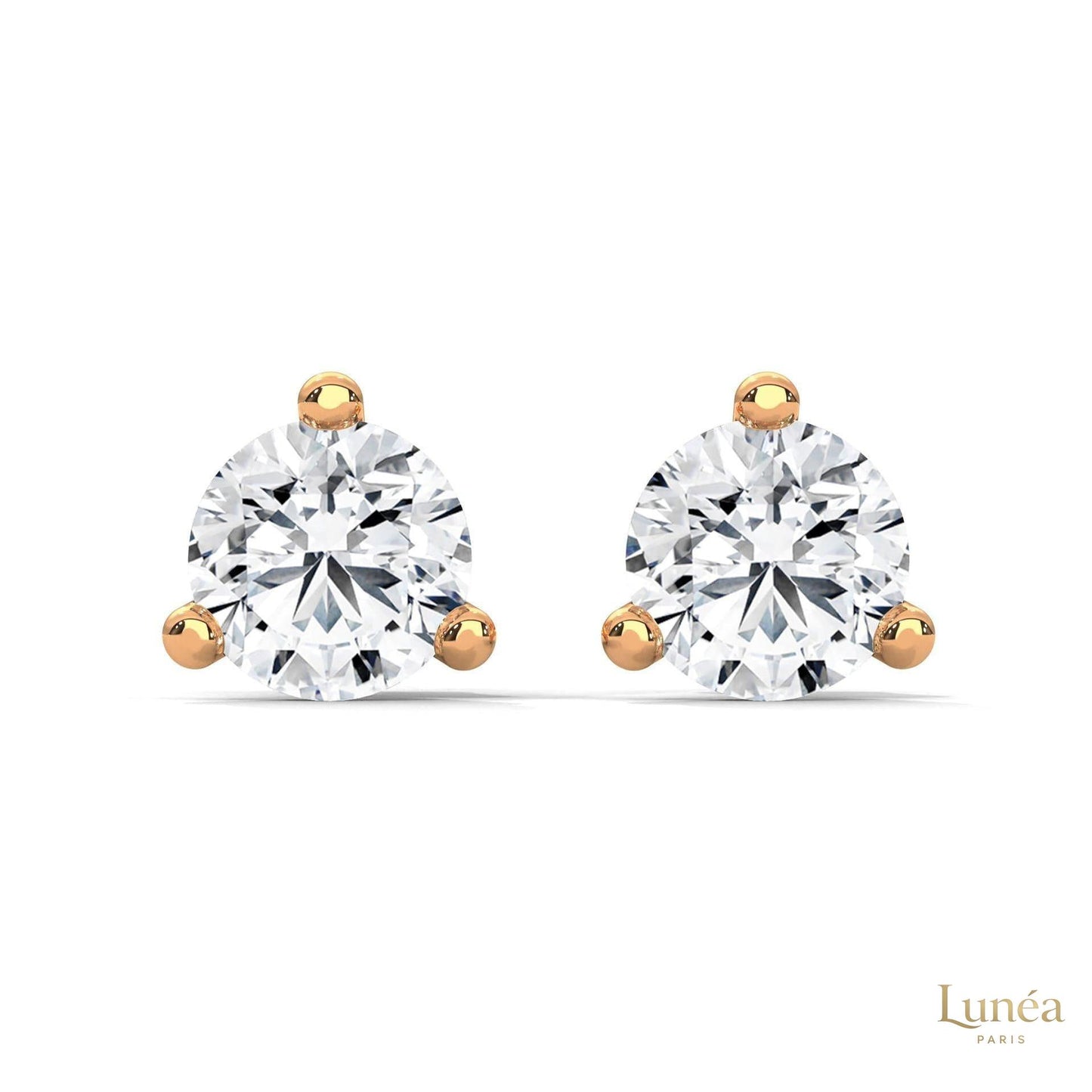 1.30 CT. Round Lab Diamond Studs