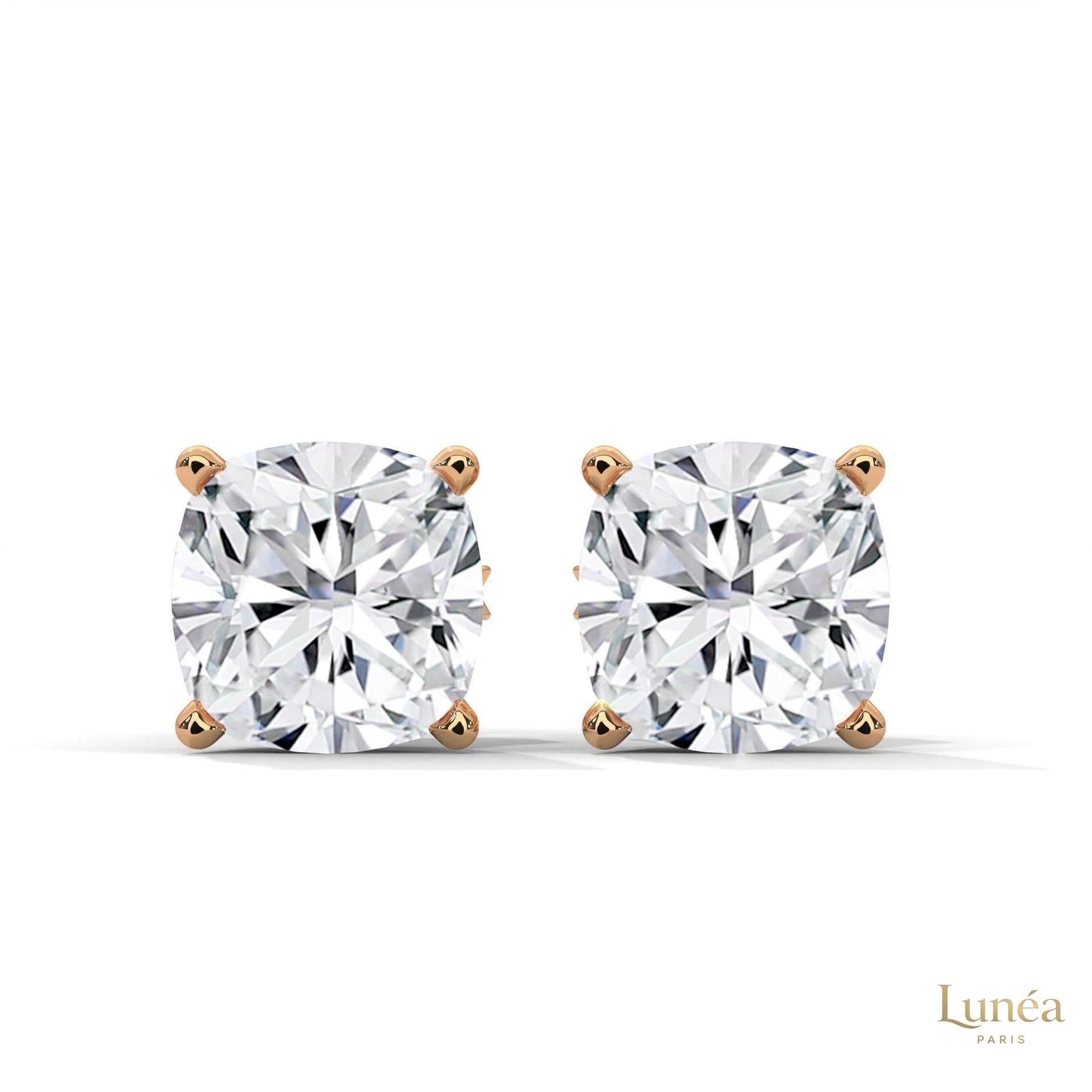 1.30 CT. Round Lab Diamond Studs