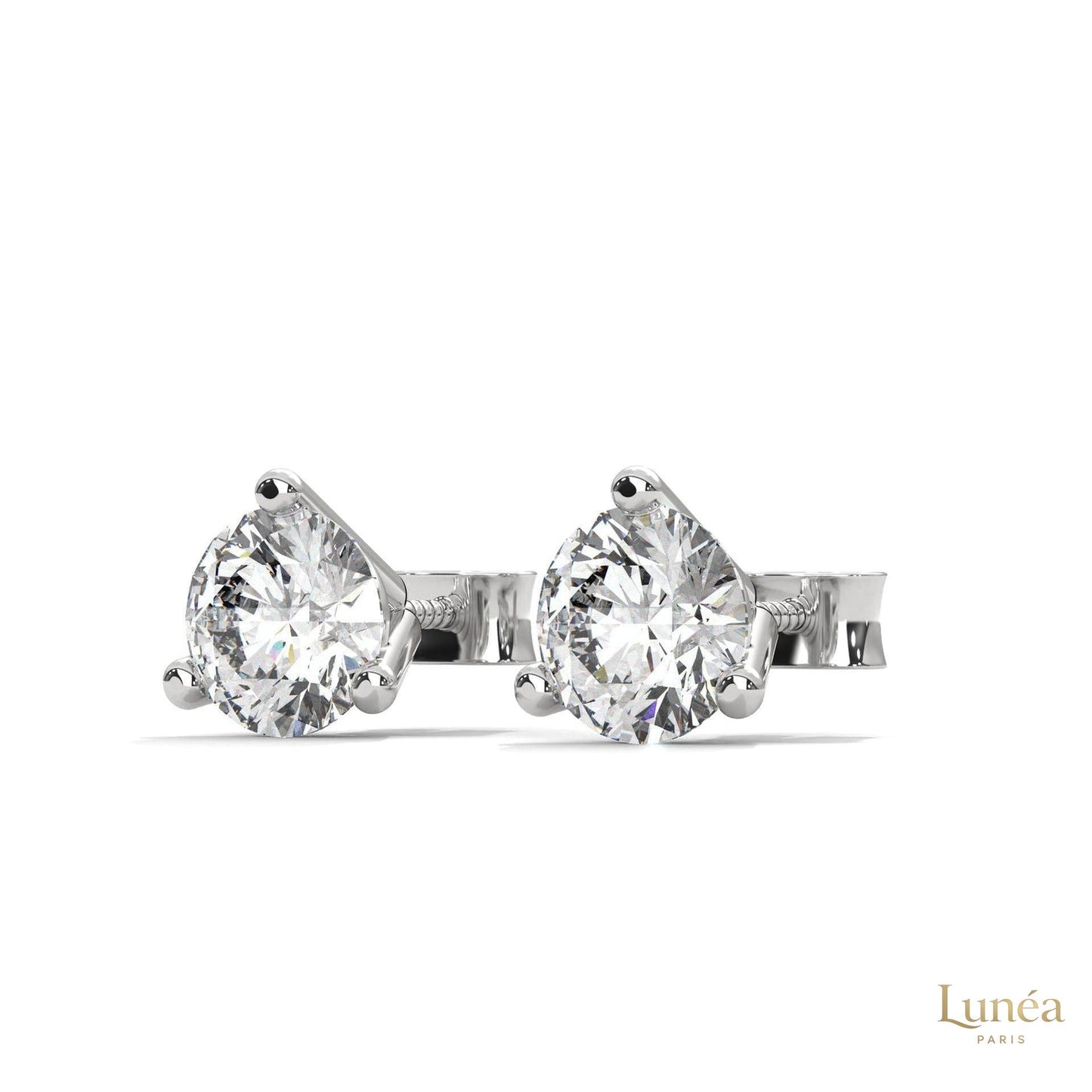 1.30 CT. Round Lab Diamond Studs