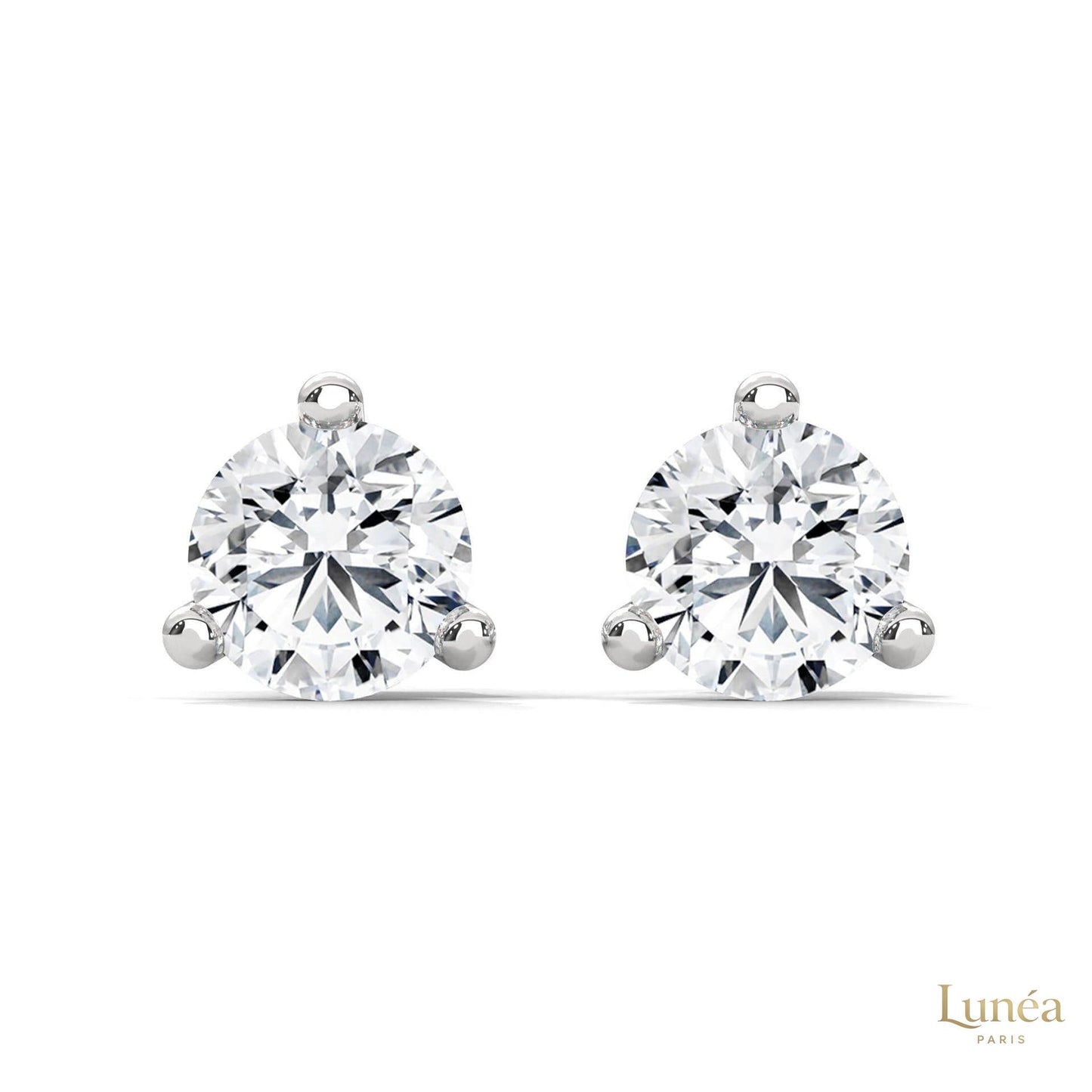1.30 CT. Round Lab Diamond Studs