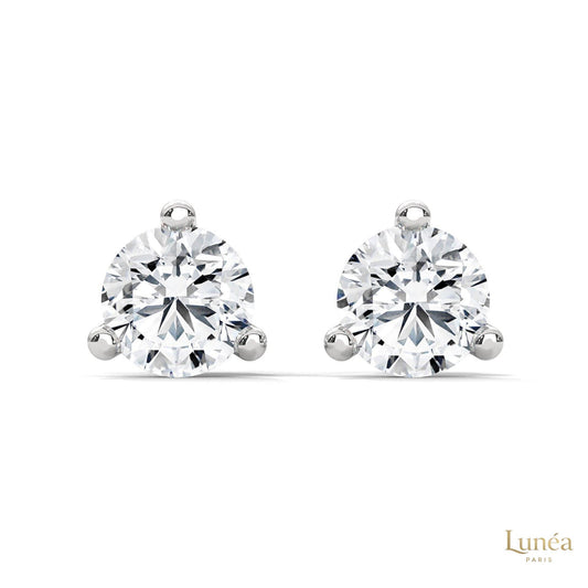 1.30 CT. Round Lab Diamond Studs