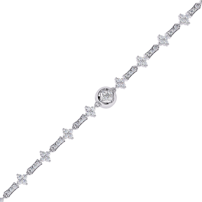 0.82 ct Mixed Shape Diamond Bracelet | 14K Gold |