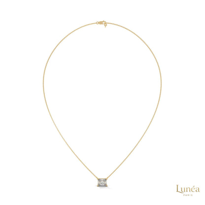 1.5 CT. Asscher Lab Diamond Pendant