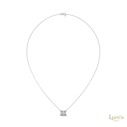 1.5 CT. Asscher Lab Diamond Pendant