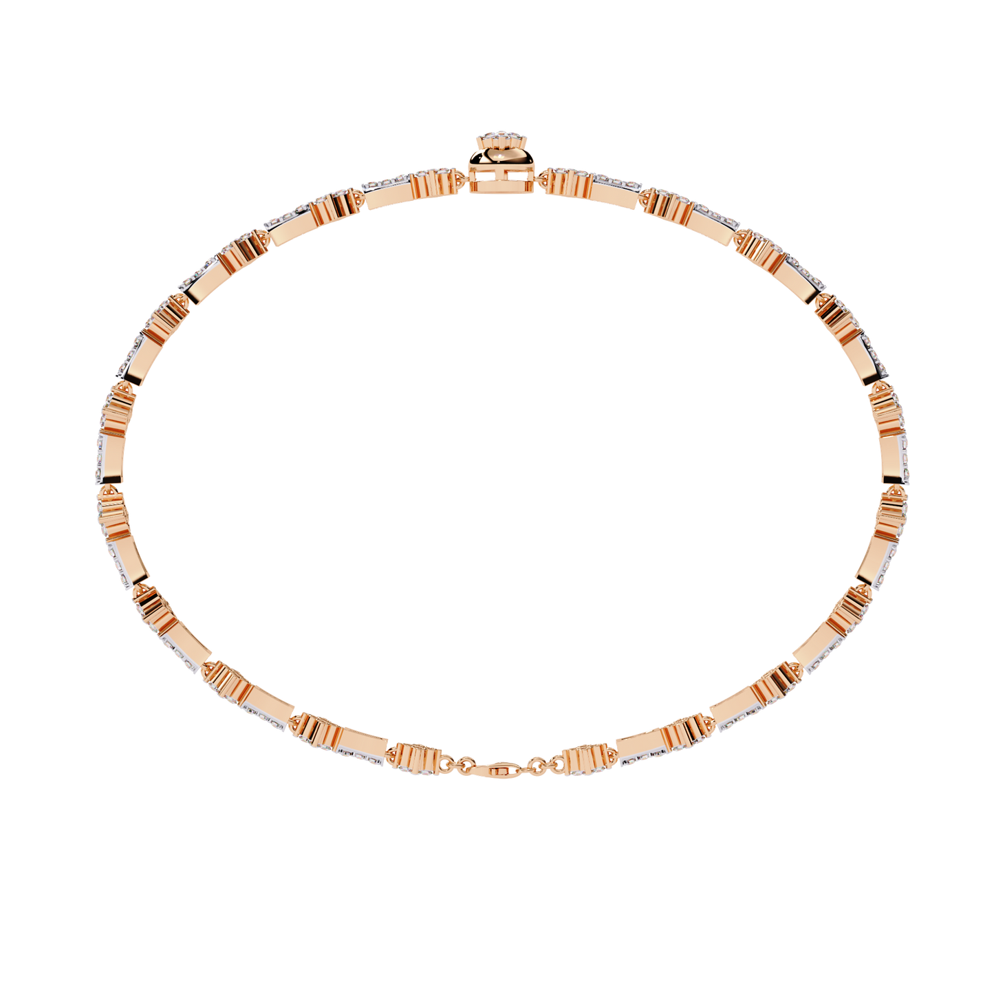 0.82 ct Mixed Shape Diamond Bracelet | 14K Gold |