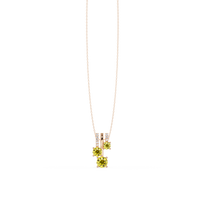 Citrine Yellow - 14K Rose Gold