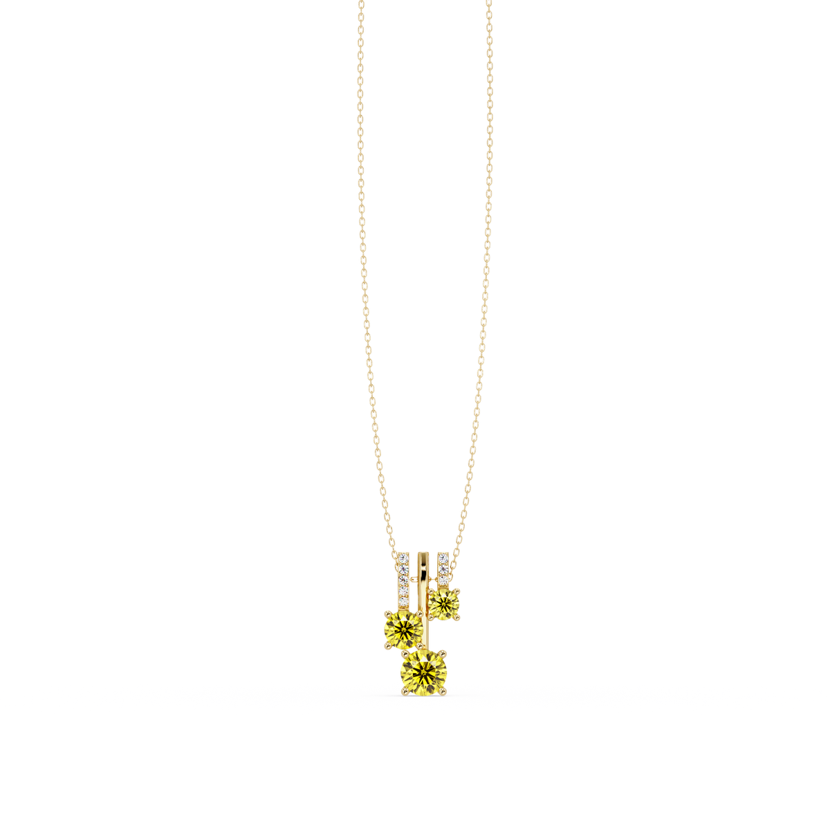 Citrine Yellow - 14K Yellow Gold