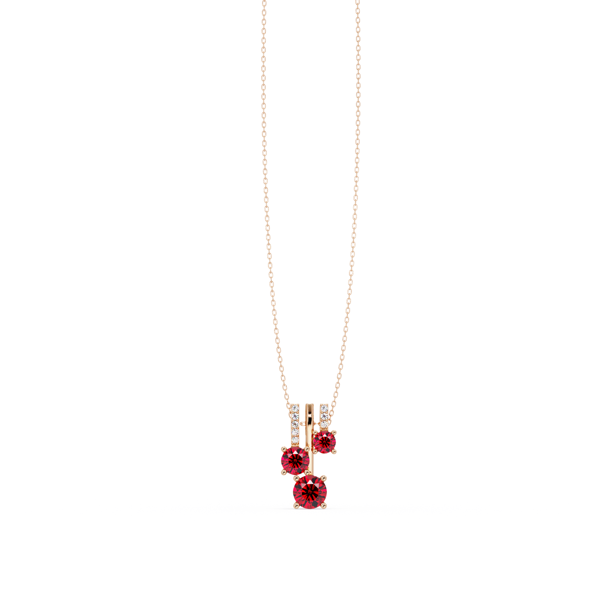 Ruby Red - 14K Rose Gold