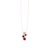 Ruby Red - 14K Rose Gold