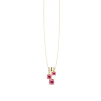 Tourmaline Pink - 14K Yellow Gold
