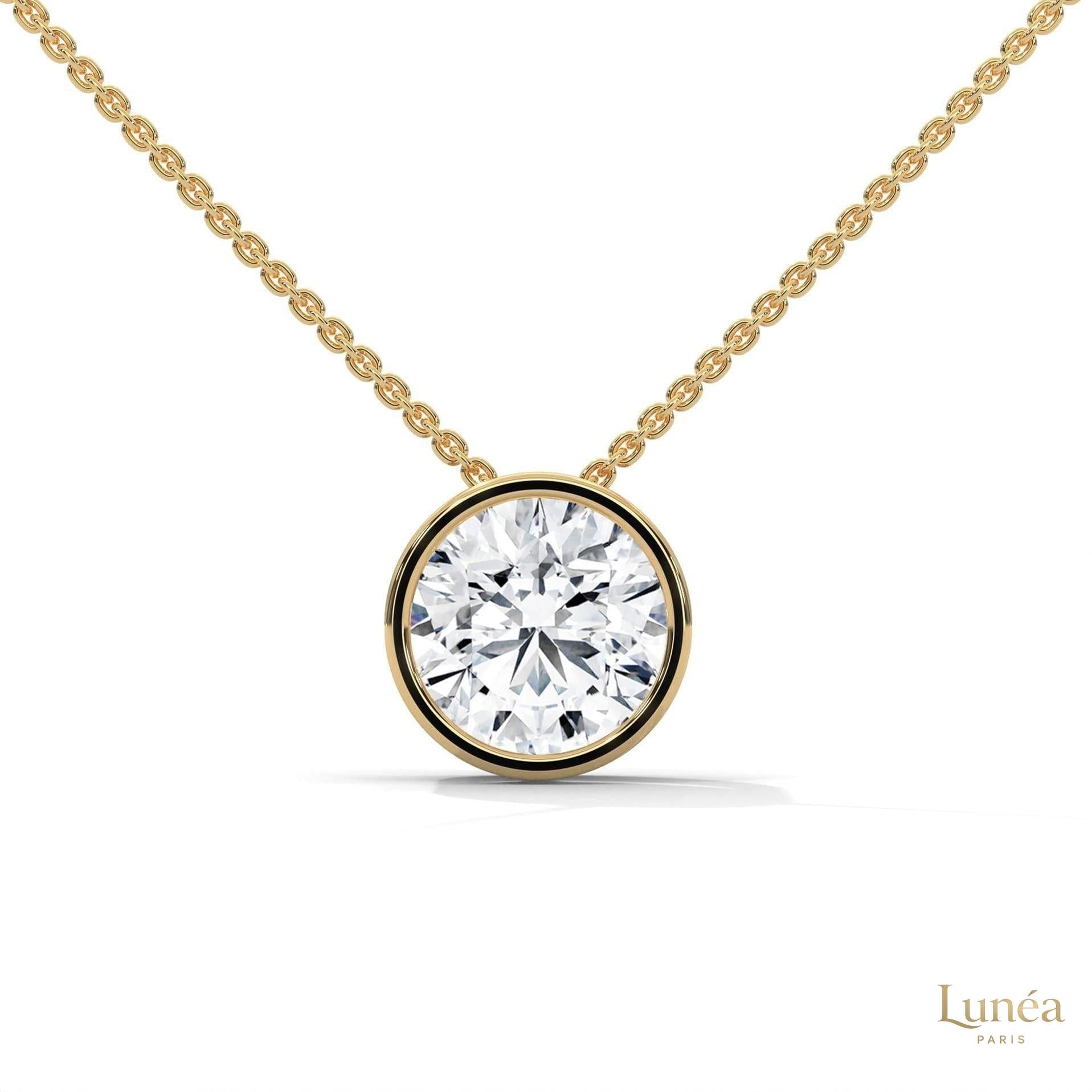 2 CT. Floating Lab Diamond Pendant