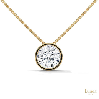 2 CT. Floating Lab Diamond Pendant
