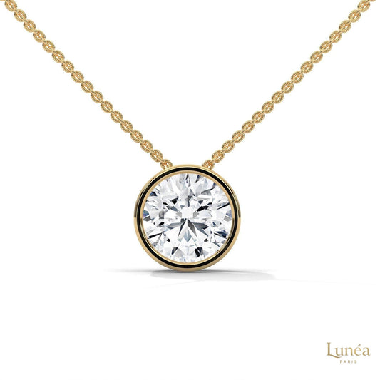 2 CT. Floating Lab Diamond Pendant