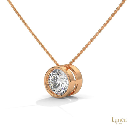 2 CT. Floating Lab Diamond Pendant