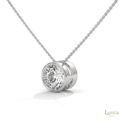 2 CT. Floating Lab Diamond Pendant