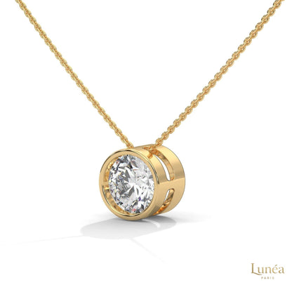 2 CT. Floating Lab Diamond Pendant