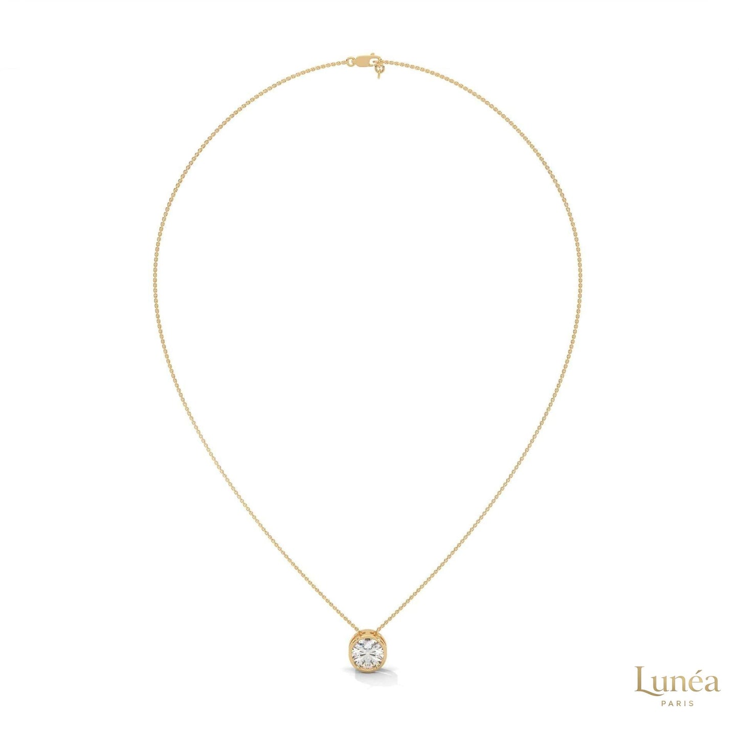2 CT. Floating Lab Diamond Pendant