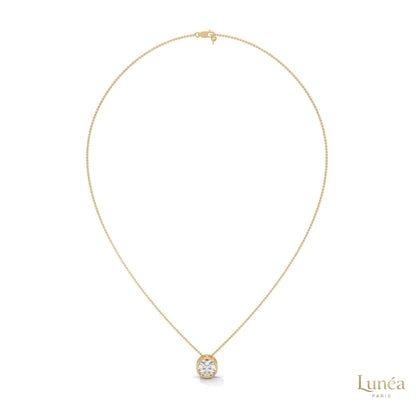 2 CT. Floating Lab Diamond Pendant