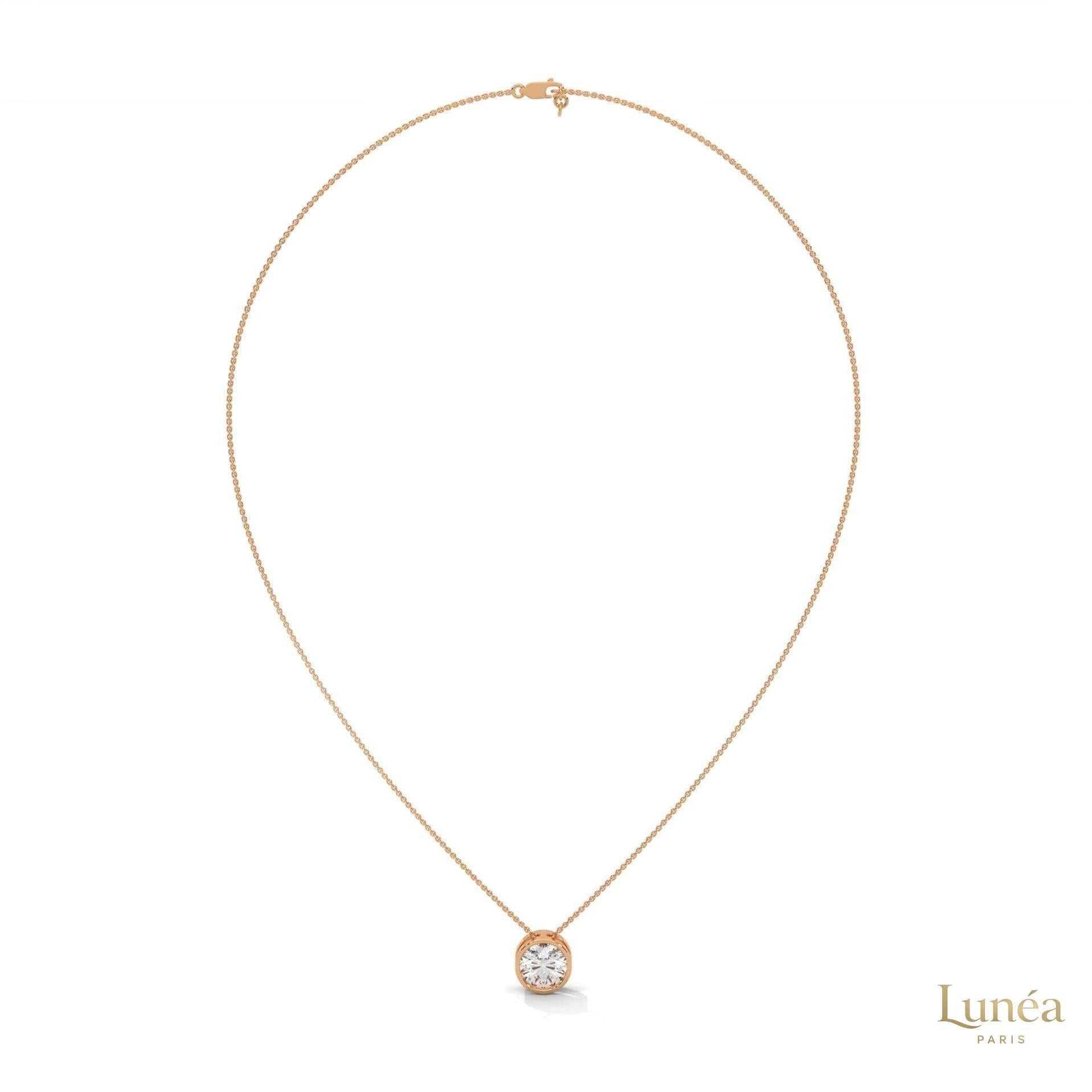 2 CT. Floating Lab Diamond Pendant