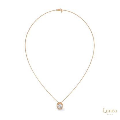 2 CT. Floating Lab Diamond Pendant