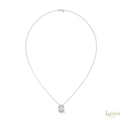 2 CT. Floating Lab Diamond Pendant