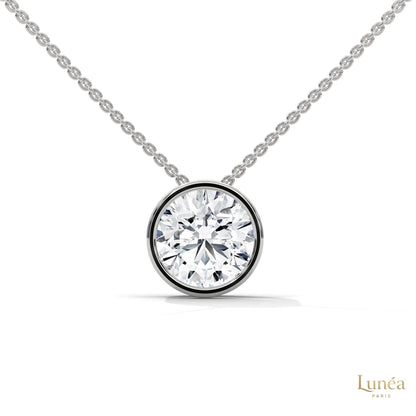 2 CT. Floating Lab Diamond Pendant