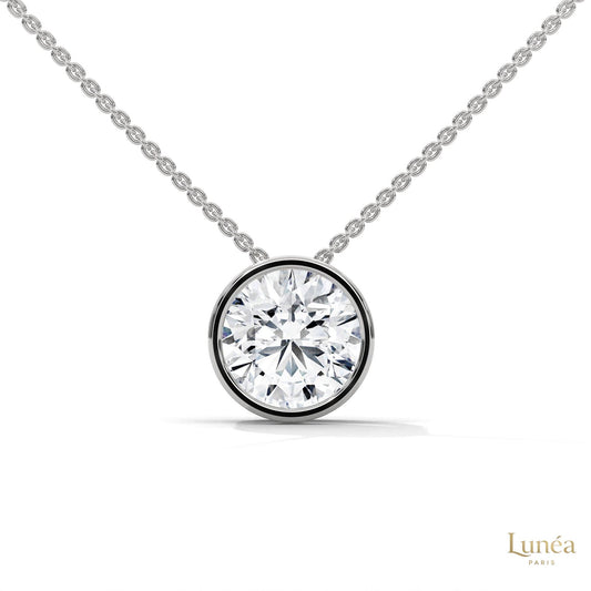 2 CT. Floating Lab Diamond Pendant