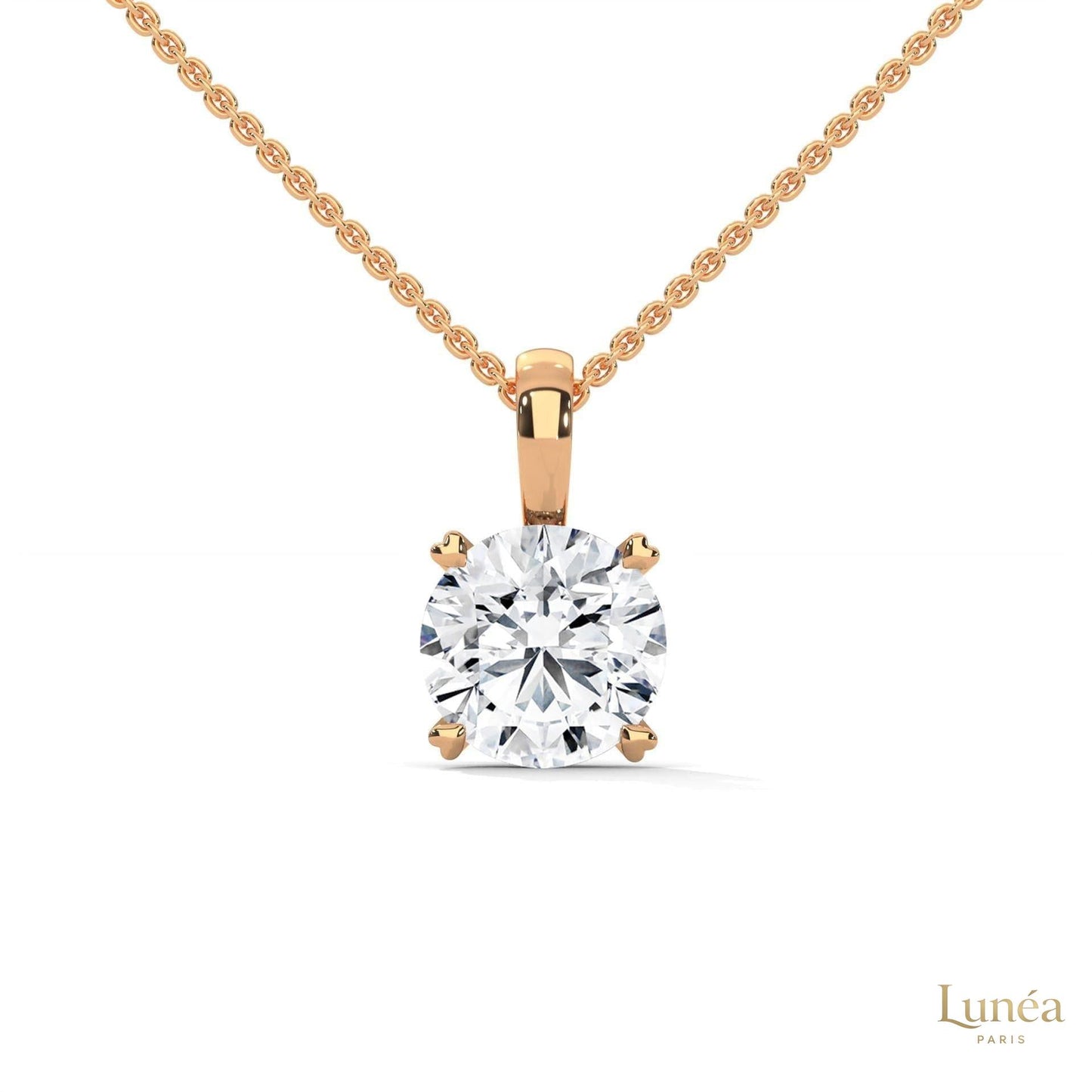 2 CT. Solitaire Lab Diamond Pendant