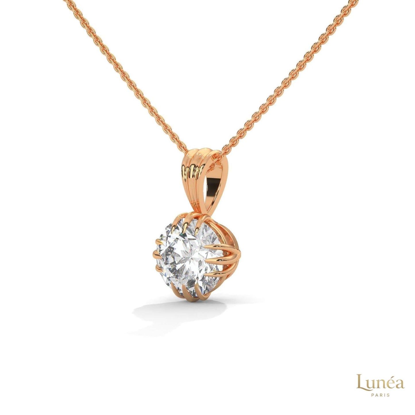 2 CT. Vintage Lab Diamond Pendant