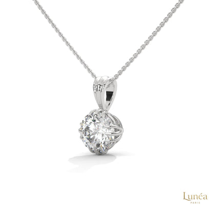 2 CT. Vintage Lab Diamond Pendant