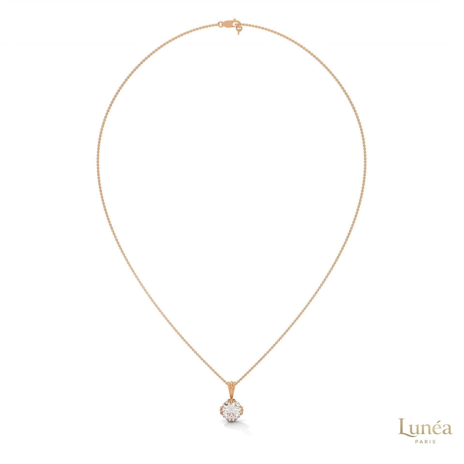 2 CT. Vintage Lab Diamond Pendant