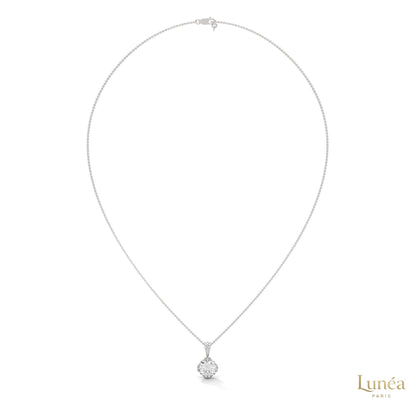 2 CT. Vintage Lab Diamond Pendant