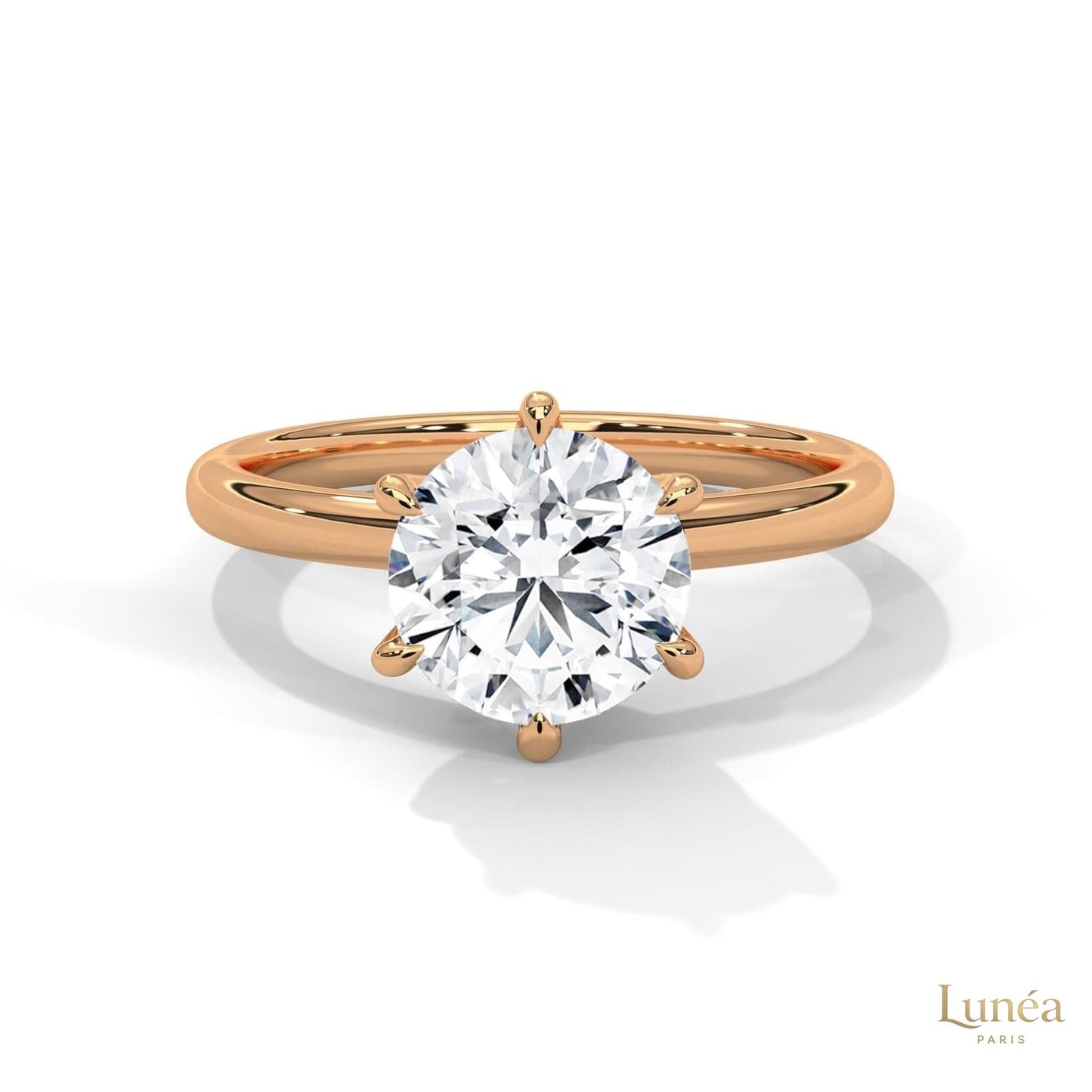 2 Ct. 6-Prong Solitaire Lab Diamond Ring