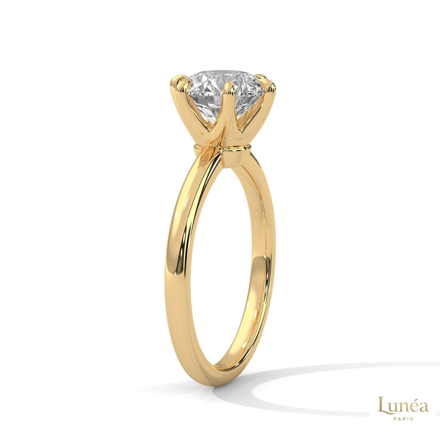 2 Ct. 6-Prong Solitaire Lab Diamond Ring